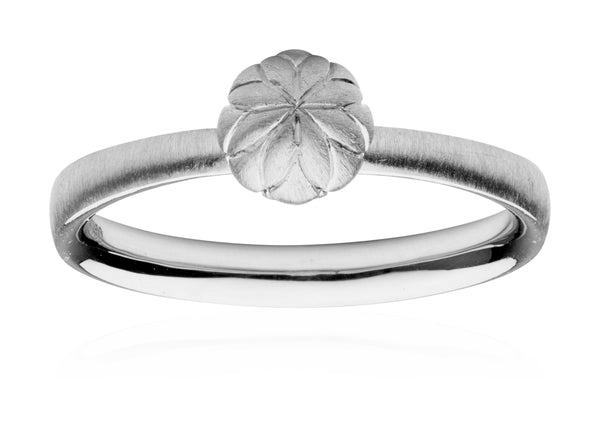 Infinity rhodineret sterling sølv ring