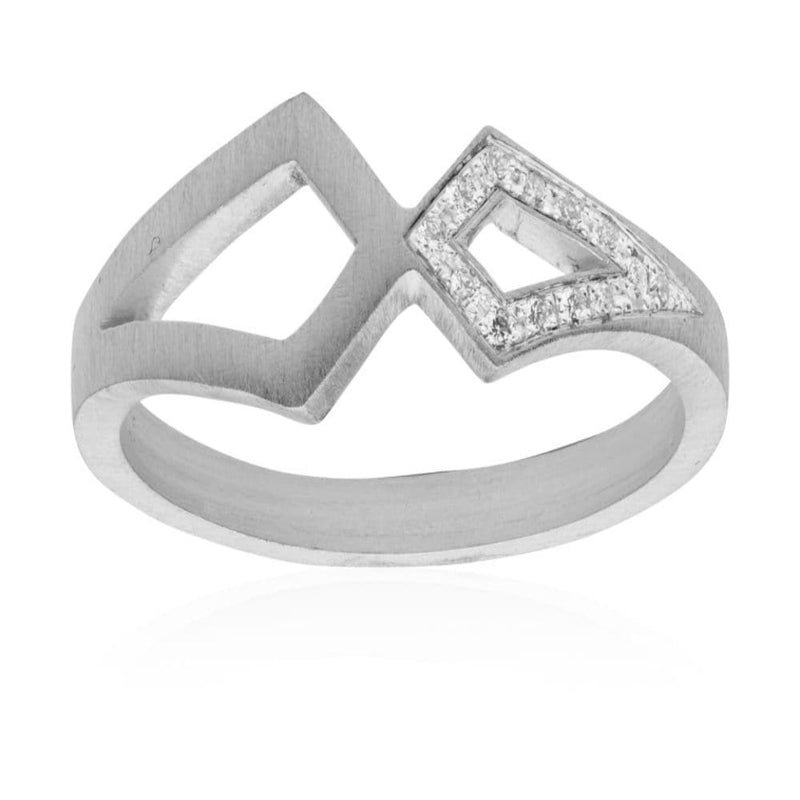 Direction 114-SL-PVWH sterling sølv ring