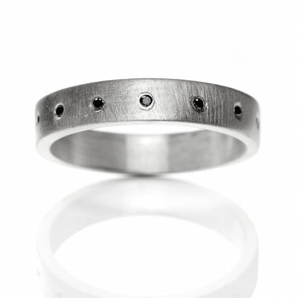 Cosmos 621-BL sterling sølv ring